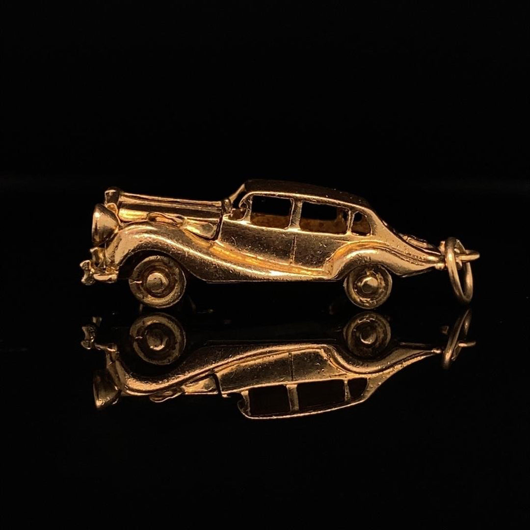 9ct Yellow Gold Rolls Royce Charm