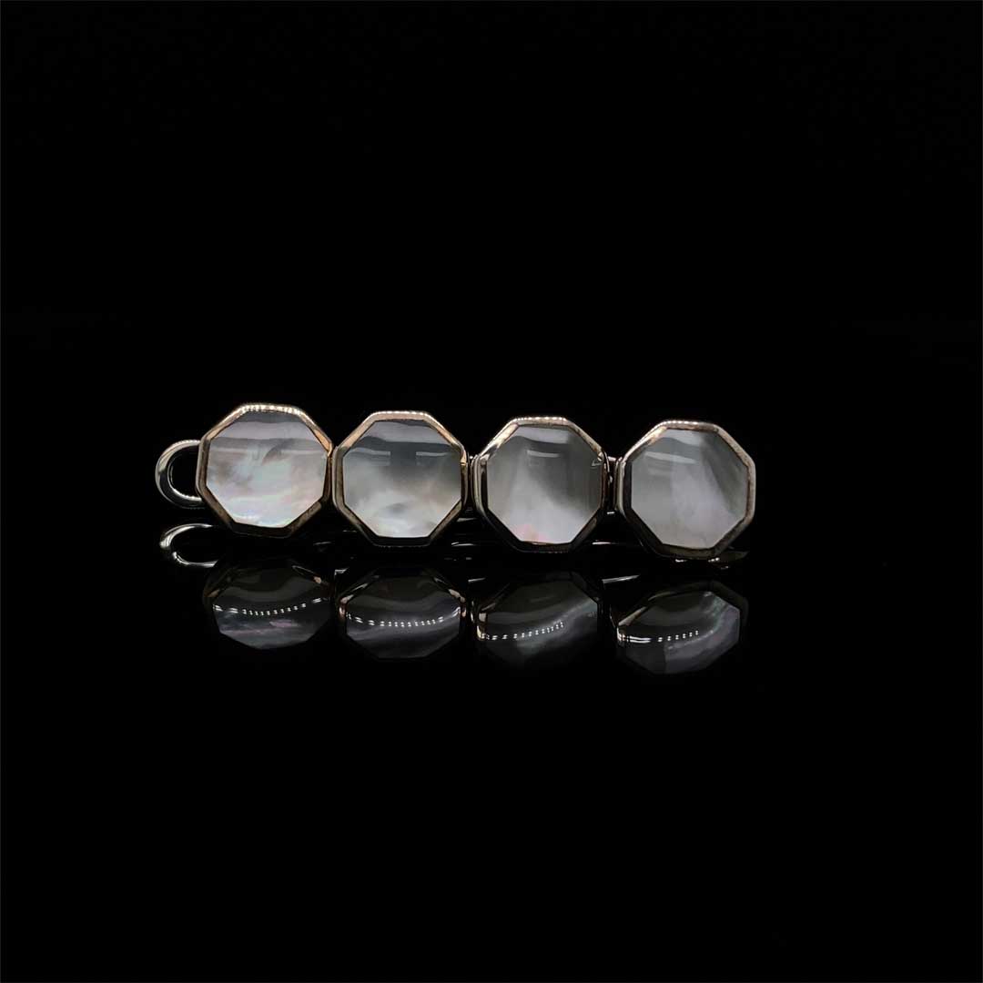 Mother of Pearl Dress Studs