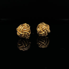Tiffany & Co Jean Schlumberger Yellow Gold Knot Cufflinks