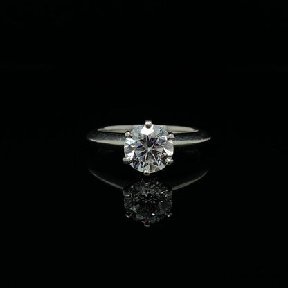 Tiffany & Co. 1.12ct Round Diamond Solitaire Ring