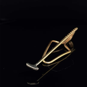 Tiffany & Co. Yellow Gold Riding Crop Tie Slide