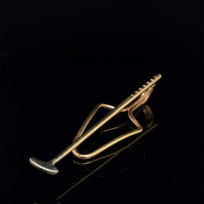 Tiffany & Co. Yellow Gold Riding Crop Tie Slide