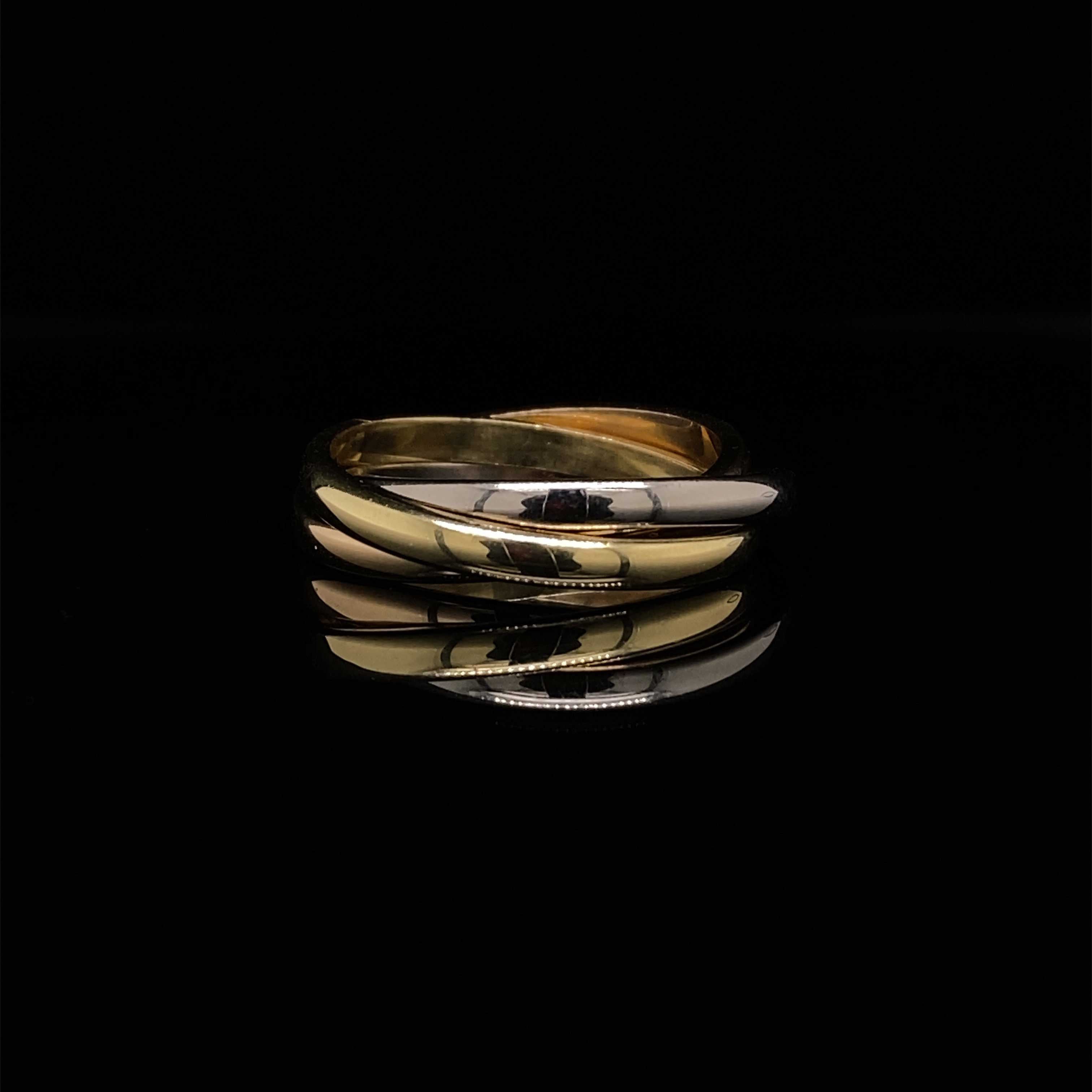 Russian Wedding Ring made from 3 x Titanium Bands | Titan Jewellery