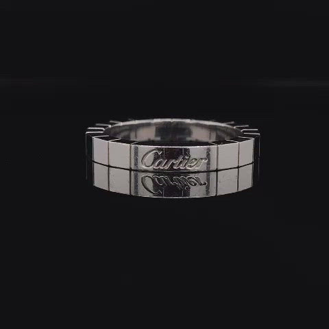 White Gold Cartier Lanieres Wedding Ring Michael Rose