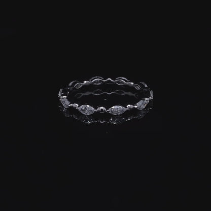 0.62ct Marquise Diamond Eternity Ring