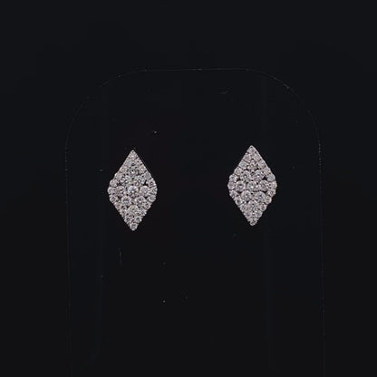 Diamond set Diamond Shape Earrings