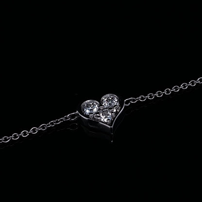 Tiffany & Co Diamond Heart Bracelet