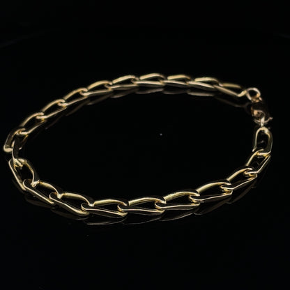 Yellow Gold Curb Link Bracelet